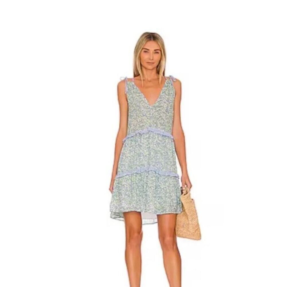 Rails Janelle Mini Dress - Blue Green Wildflower Mix